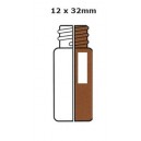 FLACON 12X32 COL 8mm BALNC