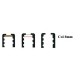 Bouchon noir col 8mm et septum silicone PTFE X 500