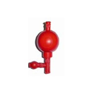 Poire caoutchouc rouge