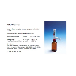 Simplex variable 1,0 - 10,0 ml
