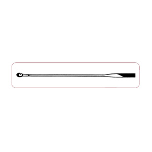 MICROSPATULE FORME CUILLERE 100MM
