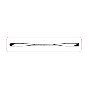 SPATULE MICRO-DOUBLE LONG.130MM