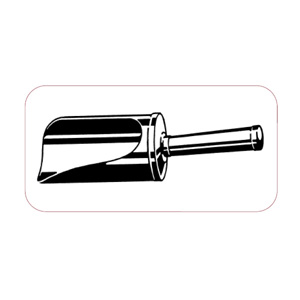 PELLE 1000CM3 DIAM.100MM INOX