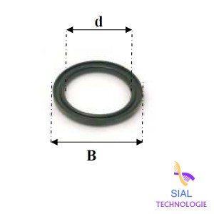 Joint clamp PTFE Diam. Ext. 12