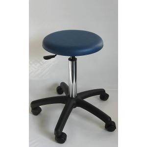 Tabouret &agrave; assise en vinyle - WST001253