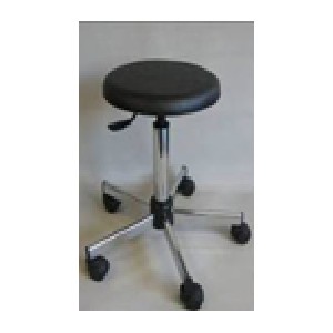 Tabouret &agrave; assise en vinyle - WST001263