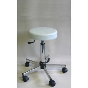 Tabouret &agrave; assise en vinyle - WST001272