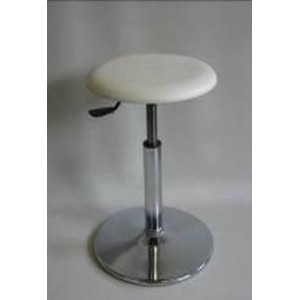 Tabouret &agrave; assise en vinyle - WST001280