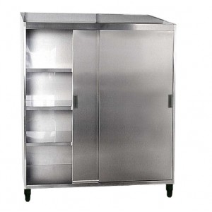 Armoire haute &agrave; portes coulissantes - WST000244