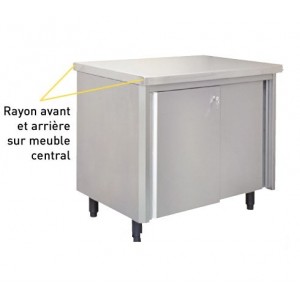 Meuble bas avec dessus central  - WST000269