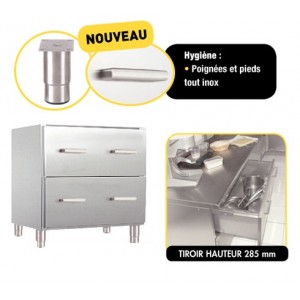 Meuble bas sans dessus à tiroirs - WST000312